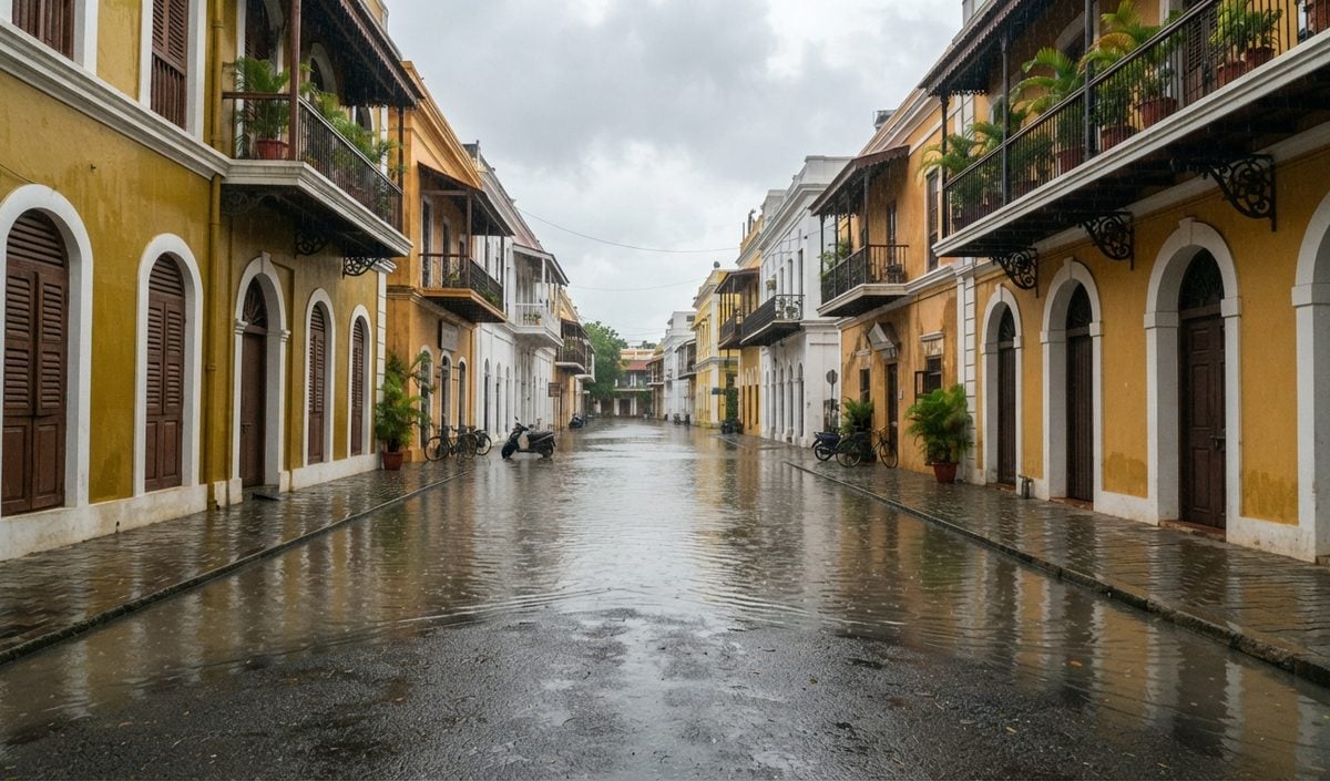 पुडुचेरी में Heavy Rain से जनजीवन बेहाल, 7 सेमी बारिश के बाद स्कूल बंद पुडुचेरी में Heavy Rain से जनजीवन बेहाल, 7 सेमी बारिश के बाद स्कूल बंद