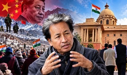 China का नाम लेकर Sonam Wangchuk ने मोदी सरकार पर लगाया बड़ा आरोप, Delhi से लेकर Leh तक मची खलबली!