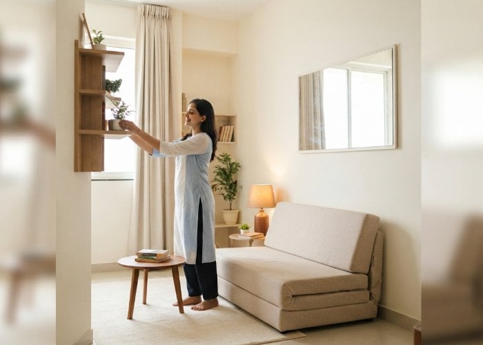 Home Decor Tips: Vertical Space और Light Colors के इस्तेमाल से छोटा कमरा दिखेगा बड़ा और खुला