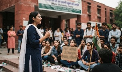 Jamia Millia Islamia में Students Union बहाली तक चलेगा आंदोलन, छात्रों ने खारिज किया नोटिस