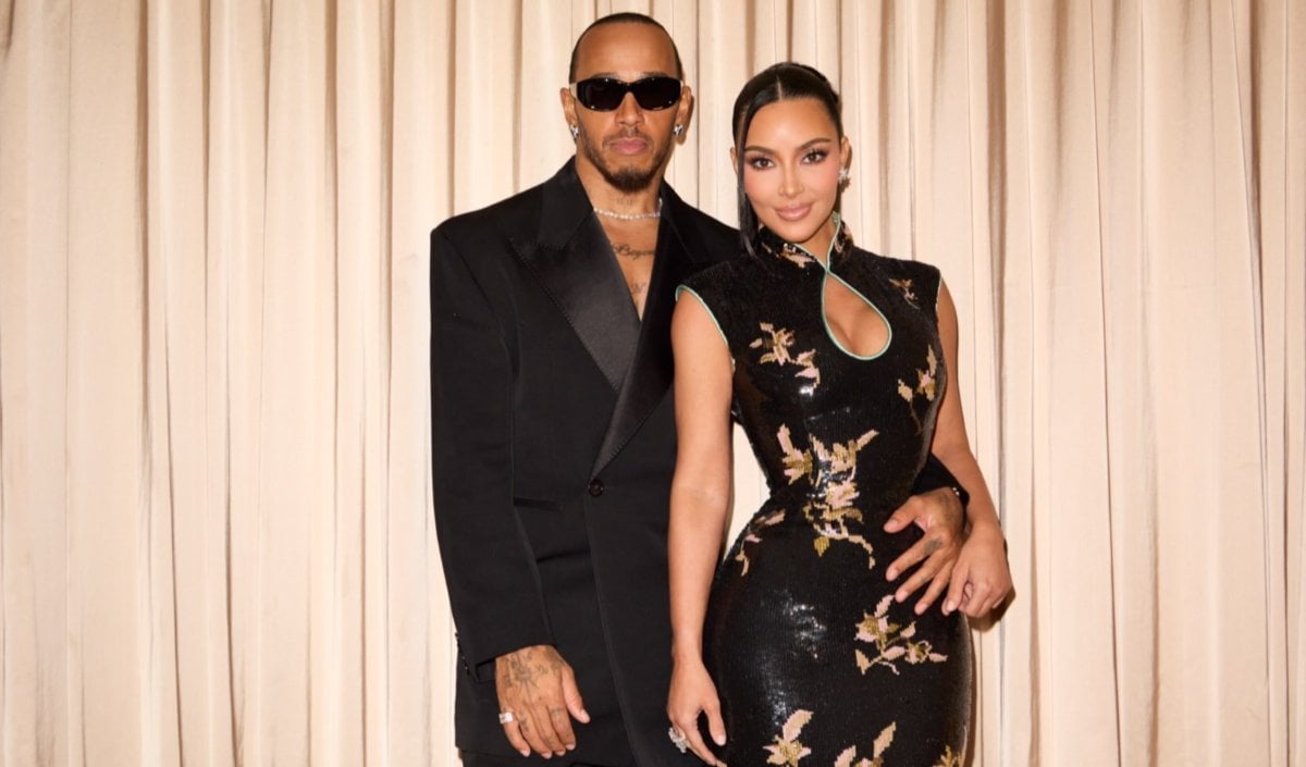 Lewis Hamilton and Kim Kardashian Lewis Hamilton and Kim Kardashian