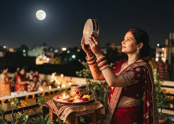 Karwa Chauth 2026: 29 अक्टूबर को Karwa Chauth व्रत, शाम 05:38 बजे से Puja Muhurat और रात 08:17 पर चंद्रोदय