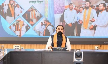 CM Samrat Choudhary ने नशामुक्त Bihar अभियान शुरू किया, WhatsApp चैटबॉट और हेल्पलाइन जारी