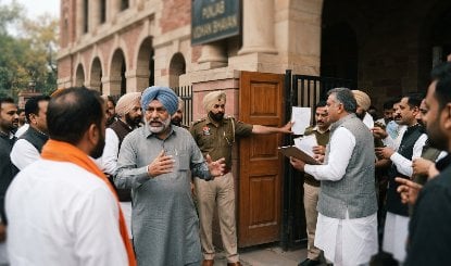 Punjab Assembly में AAP और Congress MLAs के बीच तीखी बहस, एंट्री रोके जाने पर बवाल