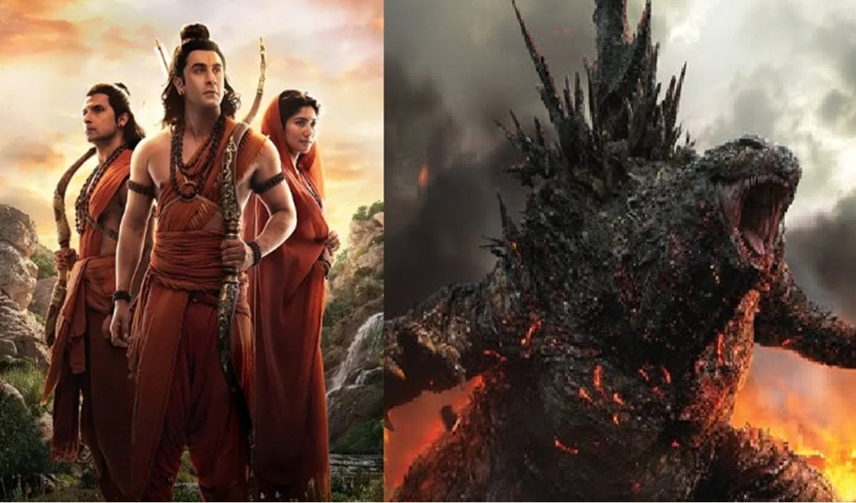 Ramayana Vs Godzilla IMAX Clash | क्या ‘रामायण’ के तूफान से डरे गॉडज़िला के मेकर्स? IMAX पर टकराव से बचने के लिए भारत में टल सकती है ‘गॉडज़िला माइनस ज़ीरो’ की रिलीज़ Ramayana Vs Godzilla IMAX Clash | क्या ‘रामायण’ के तूफान से डरे गॉडज़िला के मेकर्स? IMAX पर टकराव से बचने के लिए भारत में टल सकती है ‘गॉडज़िला माइनस ज़ीरो’ की रिलीज़
