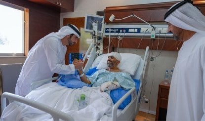 Cockpit हमले में 174 यात्रियों की बचाई जान, Flydubai Pilot Smit Machhar से मिले Sheikh Hamdan