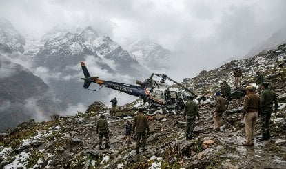 Joshimath में Trans Bharat का Helicopter क्रैश, पायलट समेत 6 लोगों की मौत
