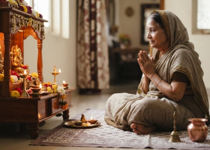 Hindu Puja Rules: शास्त्रों के अनुसार खड़े होकर पूजा करना सही नहीं, बैठकर आराधना करने से ही मिलेगा फल