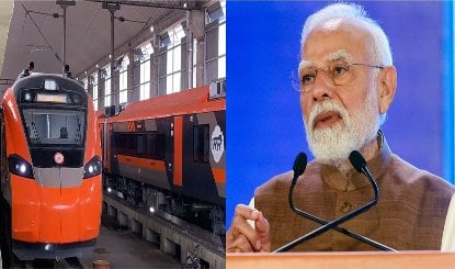 रेल यात्रियों के लिए एक ऐतिहासिक दिन,दिल्ली-काशी वंदे भारत स्लीपर ट्रेन को PM मोदी ने दिखाई हरी झंडी