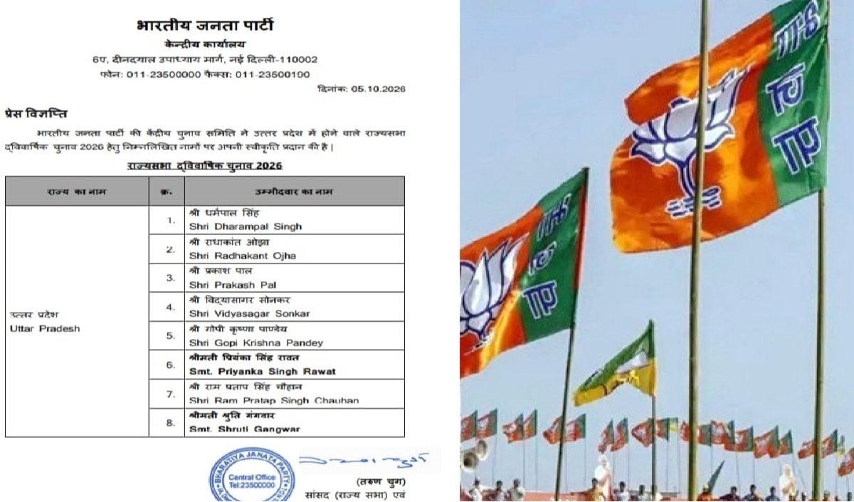 UP राज्यसभा चुनाव के लिए BJP ने जारी की लिस्ट, चौंकाने वाले नाम, कट गया मंत्री हरदीप पुरी-बीएल वर्मा का टिकट!