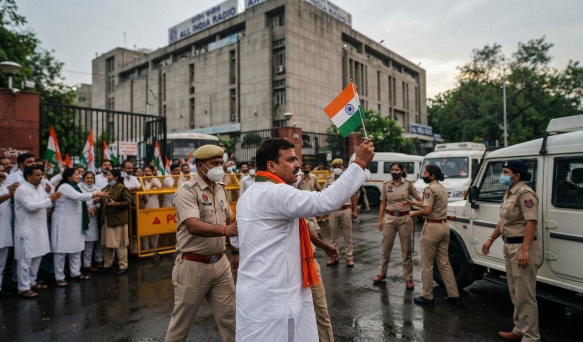 Rahul Gandhi और Priyanka Gandhi हिरासत में, CEC ज्ञानेश कुमार के खिलाफ कर रहे थे प्रदर्शन