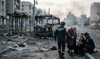 Russia Ukraine War: डोनेट्स्क के Kramatorsk में भीषण बमबारी, 33 की मौत और 18 घायल