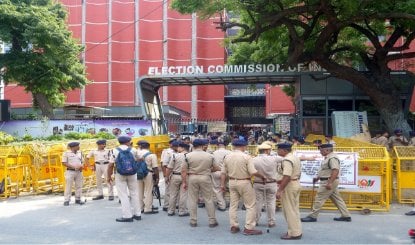 CEC Gyanesh Kumar विरोध प्रदर्शन, Delhi Police ने 22 FIR में लगाई BNS धारा 3(5)