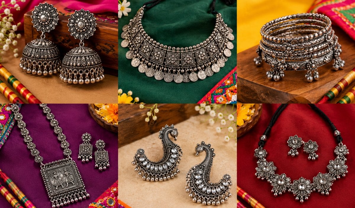 Six Oxidised Jewellery Designs Six Oxidised Jewellery Designs