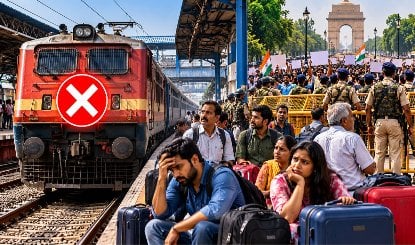 Prabhasakshi NewsRoom: CJP Protest का बड़ा असर, Railways ने शनिवार को Delhi आने वाली सभी Trains Cancelled कीं