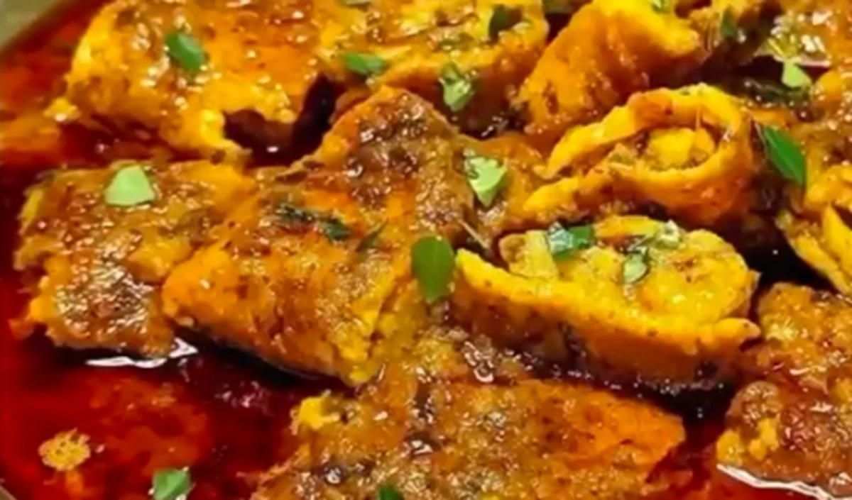 Besan Chilla Curry Besan Chilla Curry