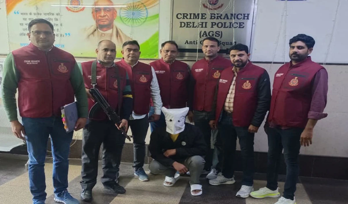 Delhi Police का बड़ा Action, Kaushal Chaudhary गैंग का शूटर गिरफ्तार, बुराड़ी में कारोबारी की हत्या की साजिश नाकाम