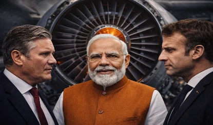 भारत को फाइटर जेट इंजन देने के लिए भिड़े फ्रांस-ब्रिटेन,  AMCA में लगेगा 240kN इंजन !