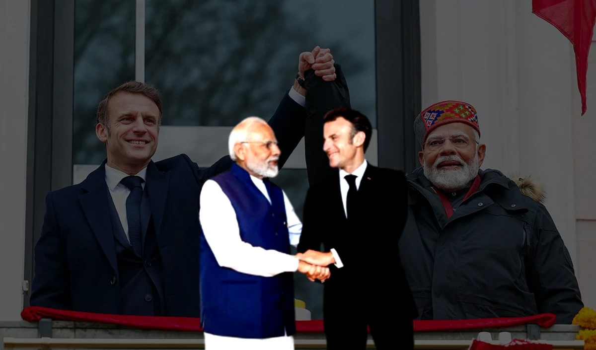 मुंबई पहुंचते ही फ्रांस के राष्ट्रपति का हुआ धमाकेदार स्वागत! PM मोदी बोले- मिलते हैं डियर फ्रेंड