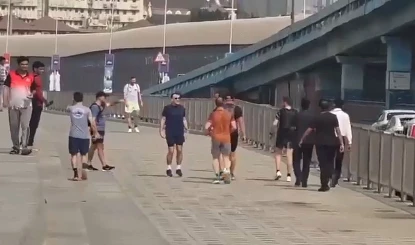 मुंबई में Marine Drive पर हाफ पैंट में दौड़े फ्रांस के राष्ट्रपति, Video हुआ वायरल