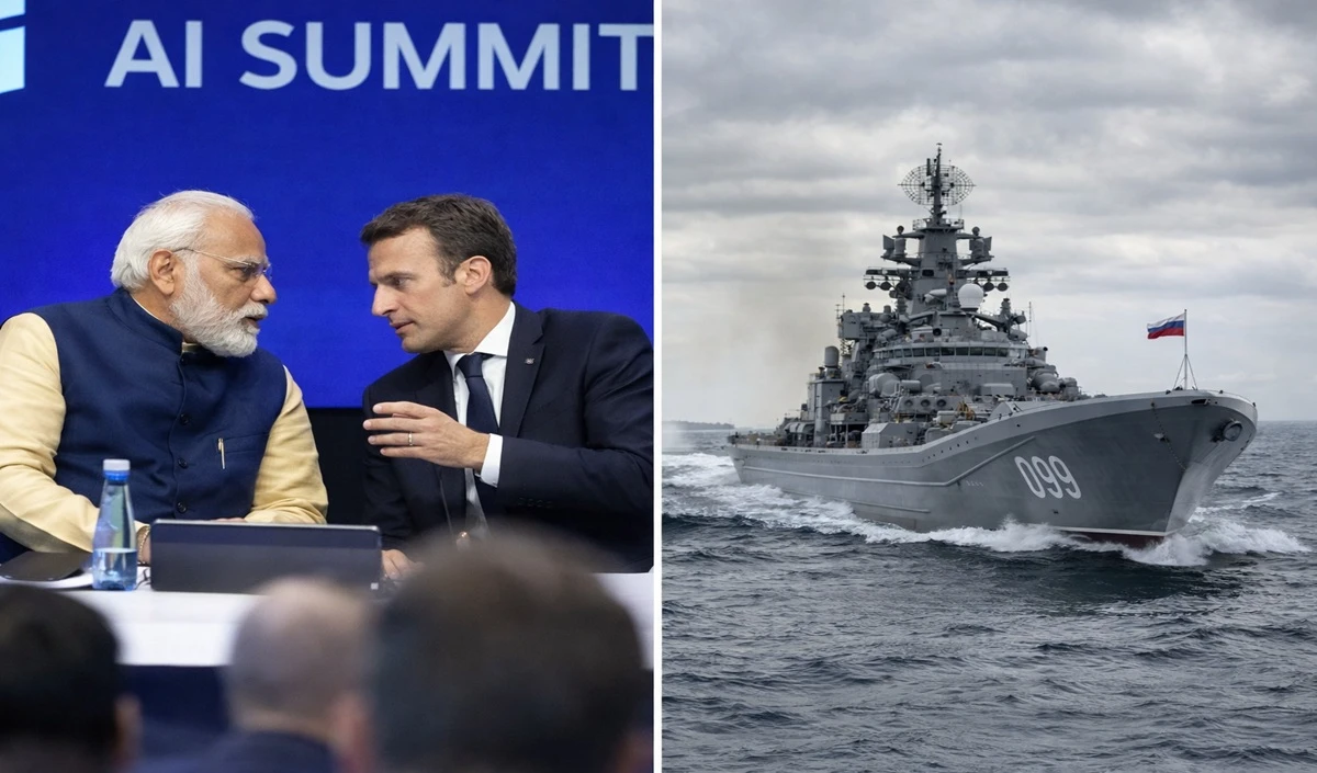 सभी AI Summit में बिजी थे तभी भारत आ पहुंचा रूस का भयंकर युद्धपोत, चौंक गए सभी!