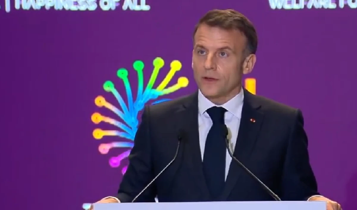 AI Impact Summit: शानदार देश में वापस आकर बहुत अच्छा लग रहा, एआई इम्पैक्ट समिट में बोले मैक्रों