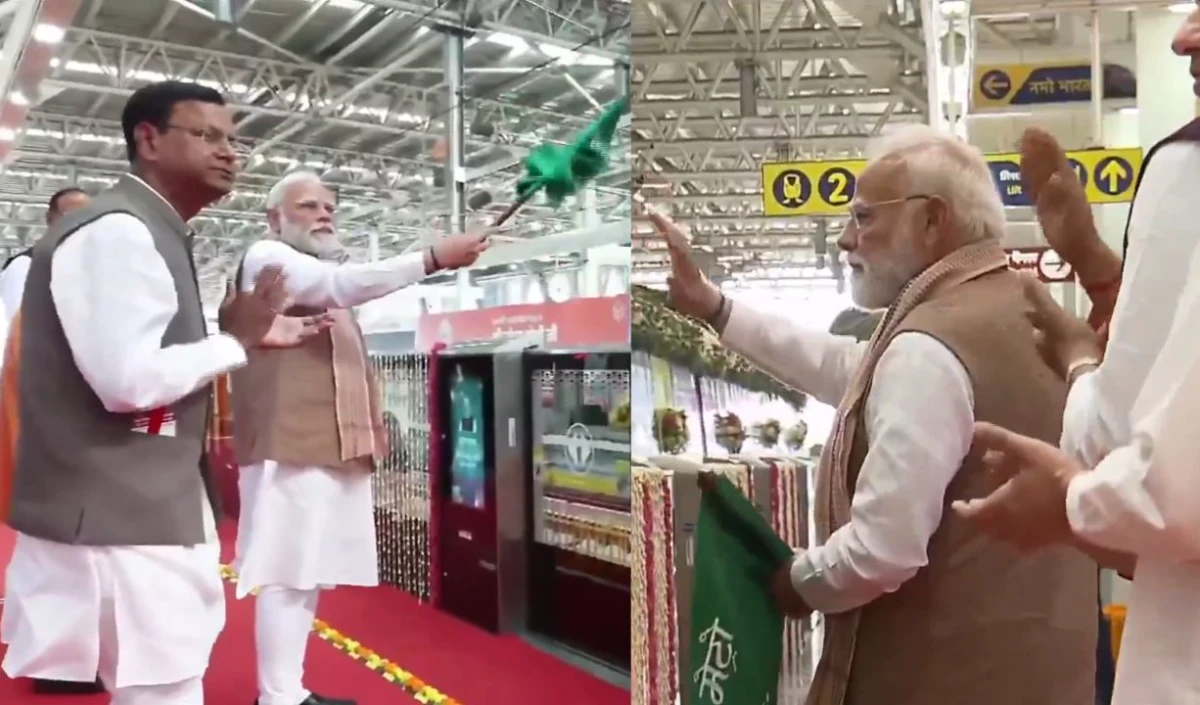 PM Modi ने Delhi-Meerut Rapid Rail को दिखाई हरी झंडी, अब 1 घंटे से भी कम में पूरा होगा सफर