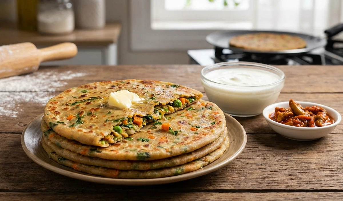 Mix Veg Paratha Mix Veg Paratha