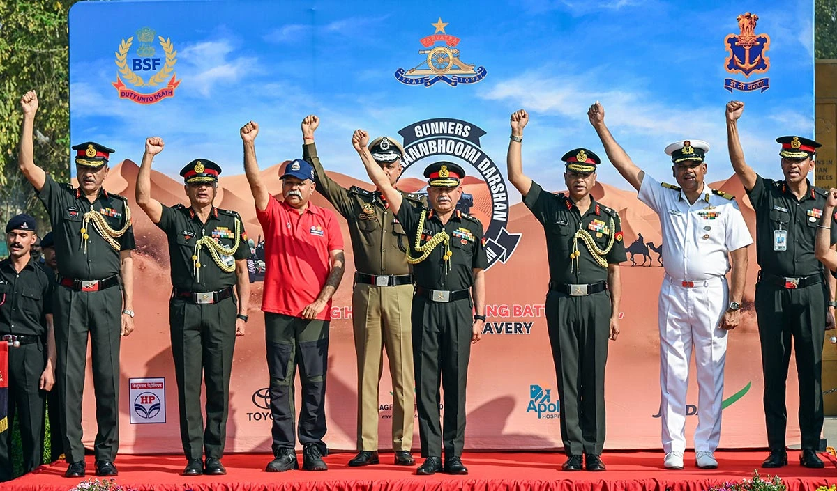 Army, Navy और BSF का संयुक्त अभियान बना प्रेरणा का प्रतीक, National War Memorial पर ‘भारत रणभूमि दर्शन’ अभियान का भव्य समापन
