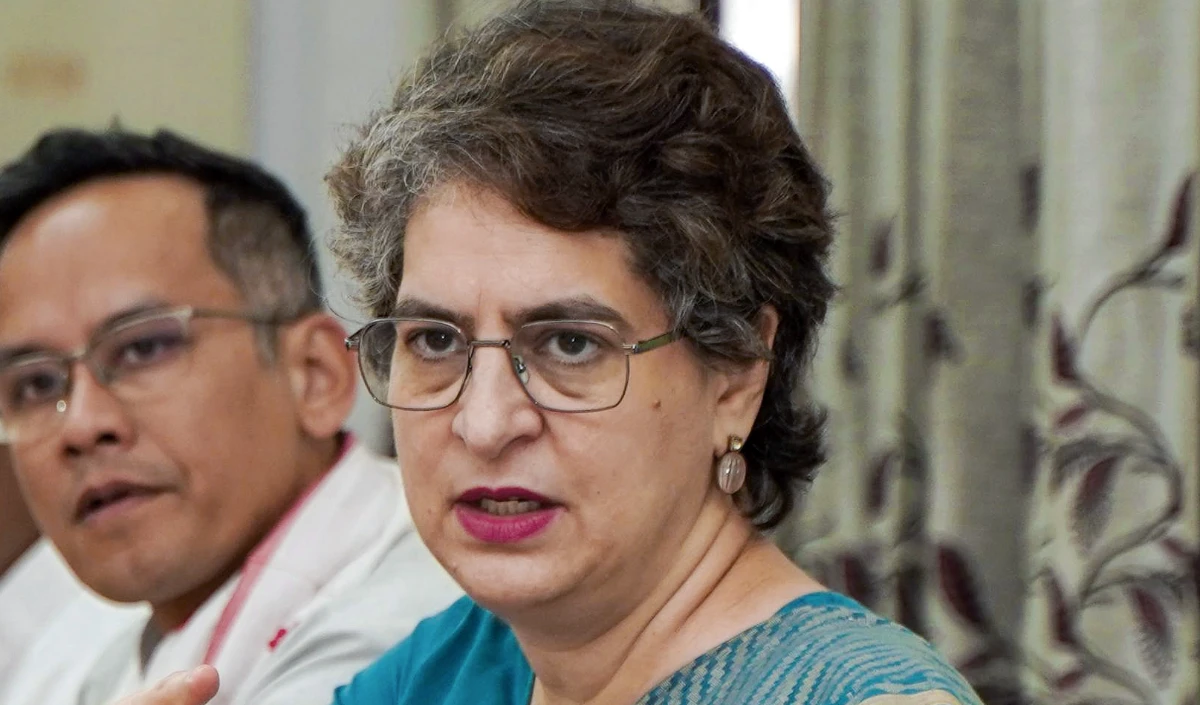 'भारतीय राजनीति की महिला गजनी', Priyanka Gandhi के गाजा वाले बयान पर भाजपा का तीखा पलटवार