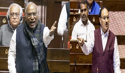 Farooq Abdullah पर हमले से गरमाई सियासत, Parliament में Kharge-Nadda के बीच तीखी बहस