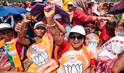 कोलकाता ब्रिगेड मैदान में भगवा तूफान ! PM Modi की रैली में उमड़ा जनसैलाब, West Bengal में बदलाव तय?