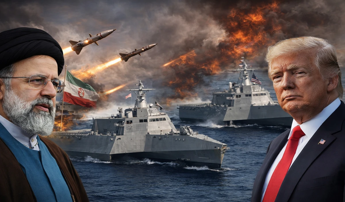 ईरान मारेगा! ताबड़तोड़ मिलाइल हमलों से डरकर कहां भागे अमेरिका के ये 2 जहाज?