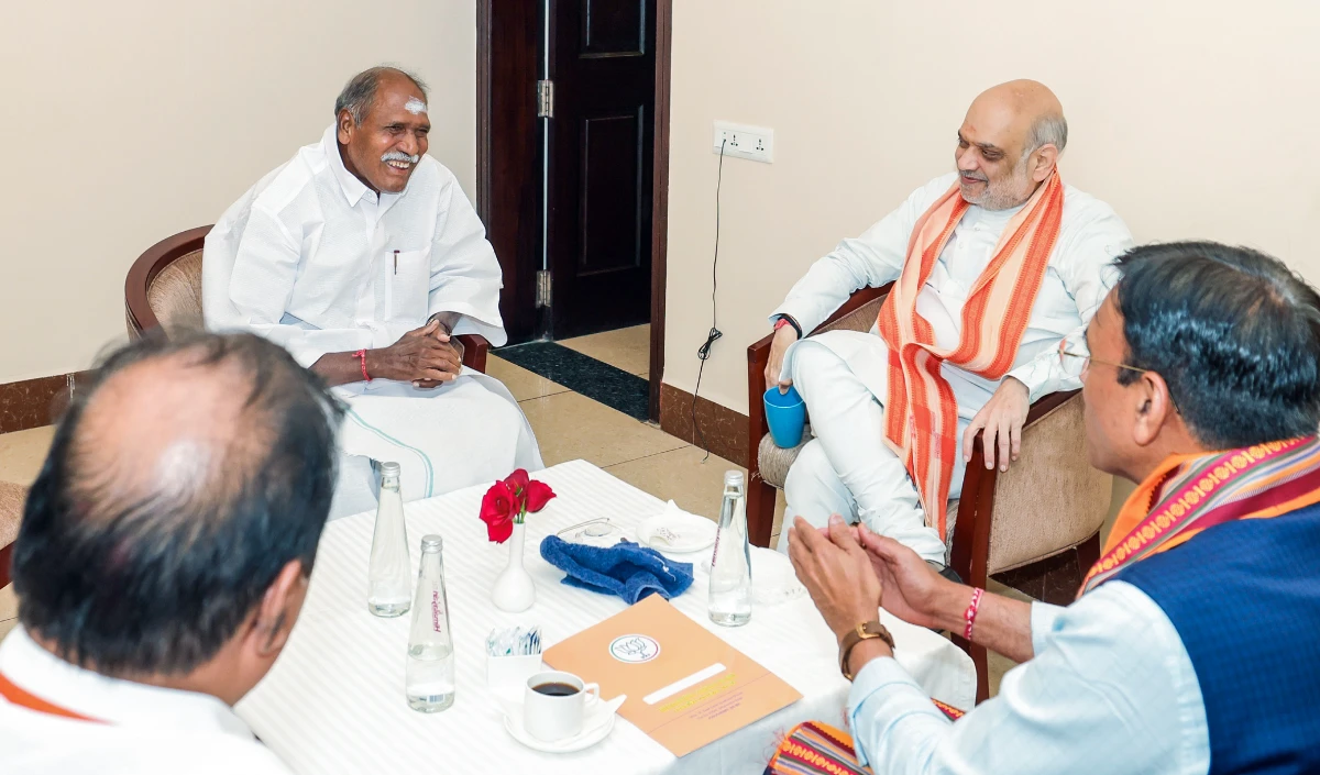 Puducherry Assembly Election | पुडुचेरी का सियासी भूचाल! पूर्ण राज्य के दर्जे पर अड़ी NR कांग्रेस, NDA के टूटने की कगार पर!