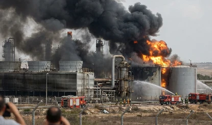 Iran Attack Haifa Oil Refinery | इज़राइल की ऊर्जा कमर टूटी! हाइफ़ा और अशदोद रिफाइनरियों पर भीषण हमला, युद्ध अब 