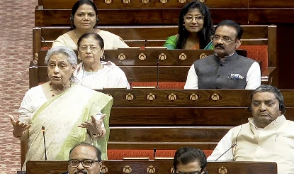 Rajya Sabha में फिर भड़कीं SP MP Jaya Bachchan, टोका-टोकी पर बोलीं- बच्चे बैठ जाओ
