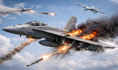 चाबहार पर अटैक करने आया अमेरिका का F-18 फाइटर जेट, तभी बीच हवा में ठोक कर इस देश ने मचाया कोहराम