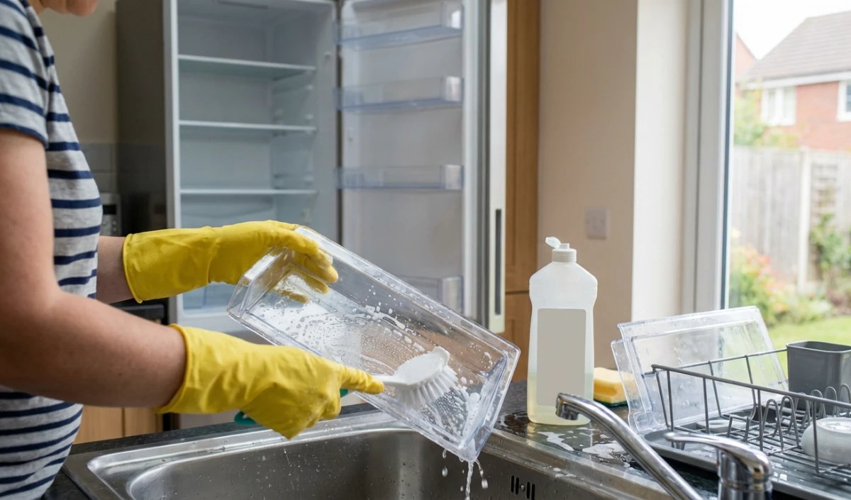 Fridge Tray Cleaning Fridge Tray Cleaning