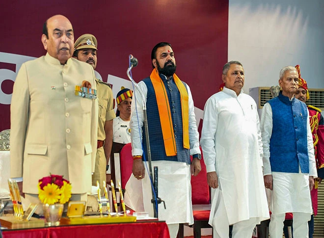 बिहार के मुख्यमंत्री बने सम्राट चौधरी