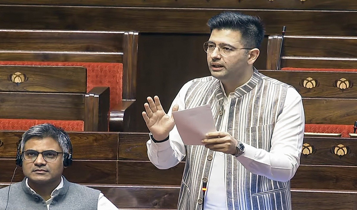 मैं हाल ही में हटाया गया Deputy Leader हूं..., Rajya Sabha में Raghav Chadha का AAP पर तंज