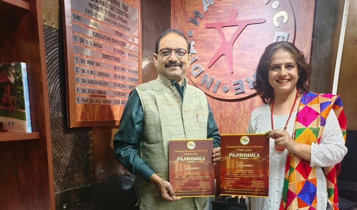तिनका तिनका फाउंडेशन ने भारतीय जेलों के कैदियों के लिए 'तिनका जेल पाठशाला' की घोषणा की