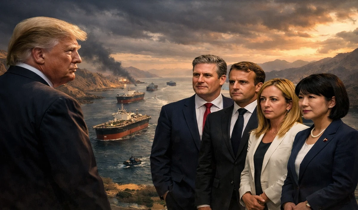 तुमसे न हो पाएगा...ट्रंप को किनारे कर Strait Of Hormuz को खोलने के लिए एक साथ उतर पड़े 35 देश!