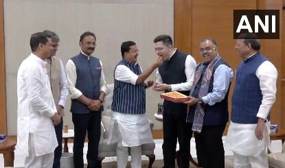 Rajya Sabha में AAP का किला ध्वस्त! राघव चड्ढा, संदीप पाठक और अशोक मित्तल बीजेपी में शामिल, नितिन नबीन ने किया स्वागत