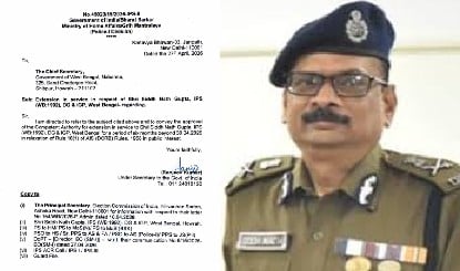 West Bengal Election: रिटायरमेंट से ठीक पहले DGP सिद्ध नाथ गुप्ता का कार्यकाल बढ़ा, केंद्र ने दी मंजूरी