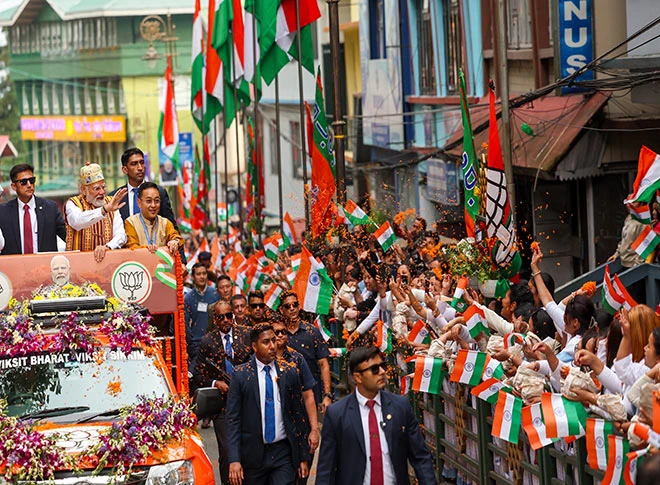 प्रधानमंत्री मोदी ने सिक्किम की यात्रा