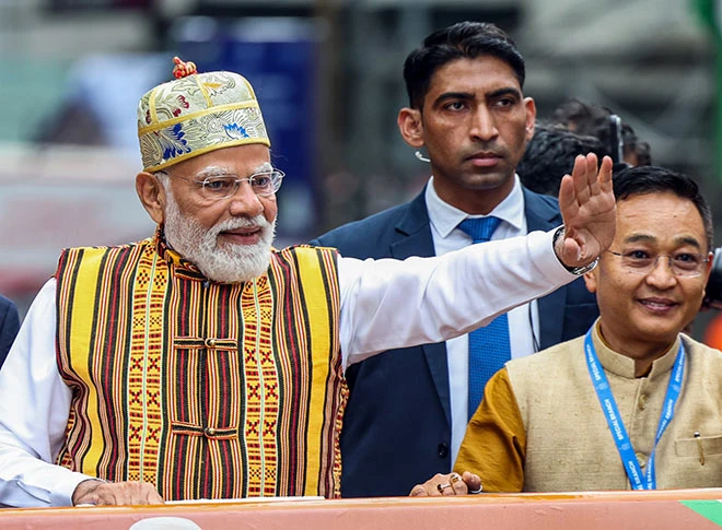 प्रधानमंत्री मोदी ने सिक्किम की यात्रा