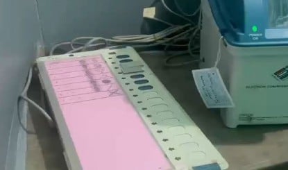 Diamond Harbour में EVM पर BJP बटन पर टेप, Election Commission का बड़ा Action, पुनर्मतदान का आदेश