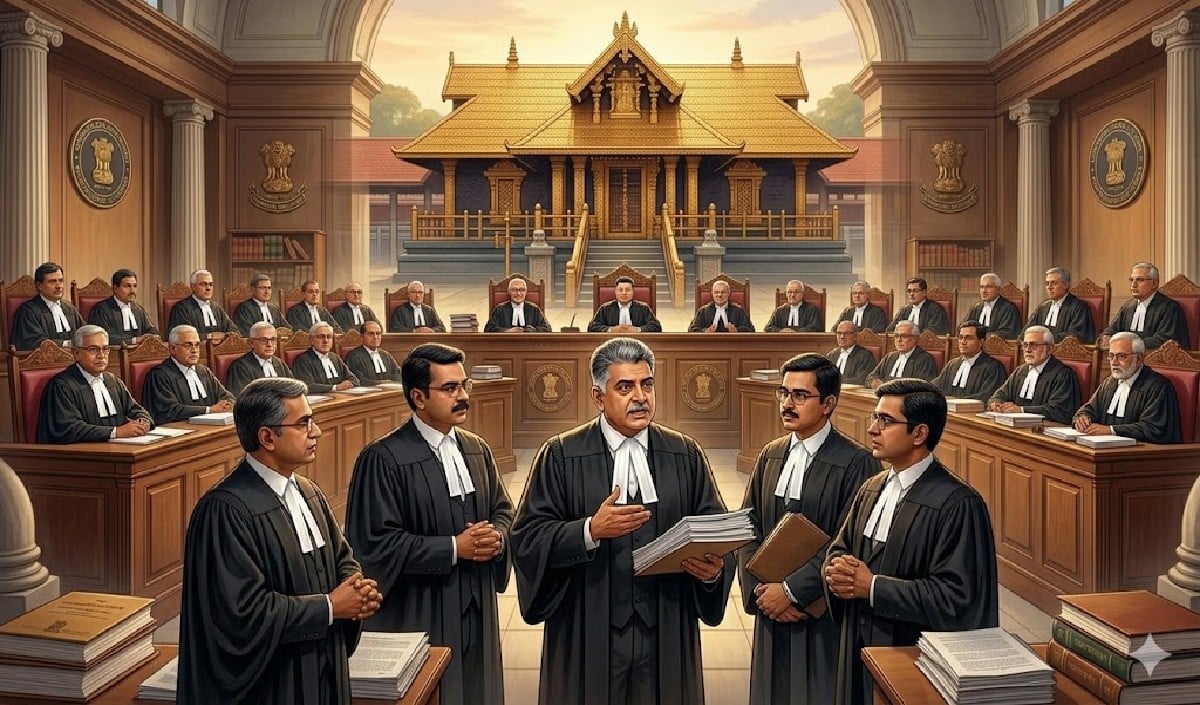 Sabarimala Case SC Hearing: जैसी सबकी अलग प्रथा, वैसी सबरीमाला की भी...सबरीमाला मंदिर मामले में SG मेहता ने दी दमदार दलील