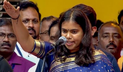 Vijay की Cabinet में एकमात्र महिला S. Keerthana, 29 की उम्र में बनीं सबसे युवा मंत्री, बोलती हैं फर्राटेदार हिंदी