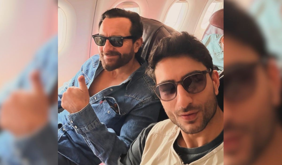 Saif ali khan and Ibrahim ali khan Saif ali khan and Ibrahim ali khan